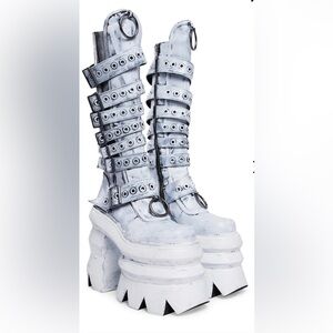 Widow Never A Sellout Platform Boots